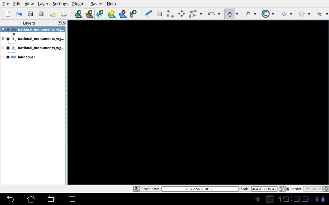 Map canvas still had some glitches